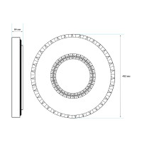 Настенно-потолочный светильник TANGO 80Вт с ДУ LED "МОХИТО" 1156613
