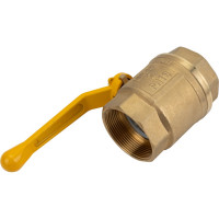 Шаровой кран для газа STI Ду50 Ру16 муфтовый (муфта-муфта) рычаг D170-00054