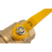 Шаровой кран для газа STI Ду50 Ру16 муфтовый (муфта-муфта) рычаг D170-00054