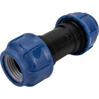 Компрессионный переходной тройник VALFEX ПНД, с внутренней резьбой, 50-3/4"-50 1210015003450