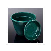 Горшок для цветов с поддоном СИМАЛЕНД Антик 4.9 л, 25х19 см, малахит 4483967