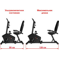 Горизонтальный велотренажер UNIXFIT BR-340 MBBR340