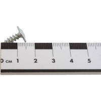 Саморез КВАДРА пресс-шайба, острый конец, 4.2x13, цинк, уп. 20 шт. 420131000020