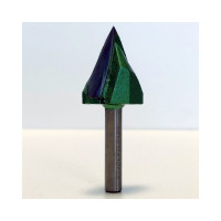 Фреза профильная для фасадов (32x30x73 мм; V=60 градусов) Greencut BX11289