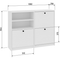 Тумба для обуви Атмосфера Найс Исполнение 2 00-00017842