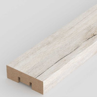 Интерьерная рейка STELLA Бриона МДФ, 16x40x2700 мм, Дуб Санремо белый, упаковка 8 шт. ЦБ-00007390