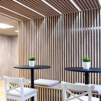 Интерьерная рейка STELLA Ривьера МДФ, 40x30x2700 мм, Дуб Сонома, упаковка 4 шт. ЦБ-00007546