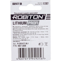 Элемент питания Robiton PROFI R-CR2477-BL1 CR2477 BL1 17454