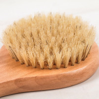 Щетка для тела с ручкой СИМАЛЕНД натуральная щетина 4095254