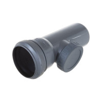 Ревизия РемоКолор внутренняя канализация, серая, с крышкой, 50 мм 142-572