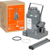 Бутылочный домкрат Airline 50 т S, MIN - 255 мм, MAX - 405 мм AJ-B-50S