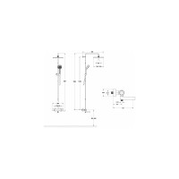 Термостатическая душевая колонна Jacob Delafon ATOM E26238-CP 00000114651
