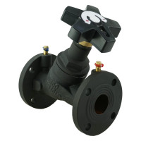 Балансировочный клапан DN.ru чугунный КБЛФ Ду50 Ру16 с ниппелями D080-00396