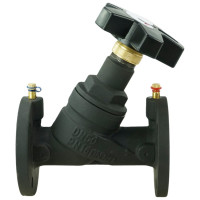 Балансировочный клапан DN.ru чугунный КБЛФ Ду50 Ру16 с ниппелями D080-00396