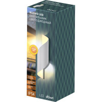 Настенный накладной светильник duwi Nuovo LED, 10Вт, 3000К, IP54, 280х100х100мм, литой алюминий, белый 24332 8