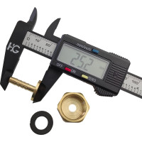 Наконечник 1/2"ВР х 6 мм + прокладка, 5 шт HG 1646518