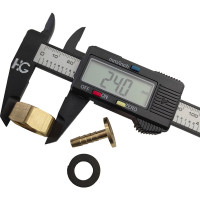 Наконечник 1/2"ВР х 6 мм + прокладка, 5 шт HG 1646518