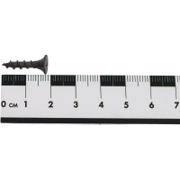 Саморез Качественный КРЕПЕЖ 3,5х19 потай. крупная резьба, оксид 1 кг 0502003 КЧ