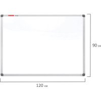 Магнитно-маркерная доска BRAUBERG Extra 90x120 см, алюминиевая рамка 237555