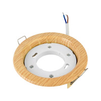 Встраиваемый светильник General Lighting Systems без подсветки GX53, 123х45мм, сосна, IP20 GCL-GX53-H38-WOOD-PINE 661145