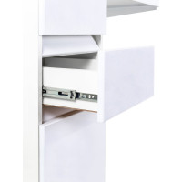 Напольная тумба с левой раковиной под стиральную машину ORANGE OP-40TUW+RAL