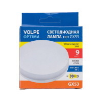 Светодиодная лампа Volpe LED-GX53-9W/3000K/GX53/FR/SLS UL-00008611