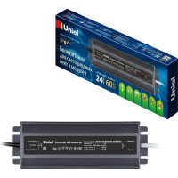 Блок питания Uniel ультратонкий UET-VAF-060B67 24V IP67 UL-00009366