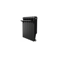 Полотенцедержатель Royal Thermo на 6 секций 16x415 мм, черный НС-1199157