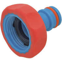 Штуцер под коннектор с внутренней резьбой 3/4", пластик/резина MPF ДС.071283