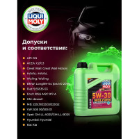 Масло моторное НС-синтетическое Molygen New Generation DPF 5W-30, 4 л LIQUI MOLY 21225