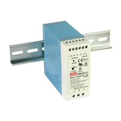 Источник питания Mean Well AC/DC MDR-60-12 60Вт Т00252359