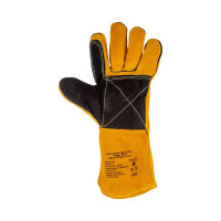 Термостойкие кожаные краги Foxweld Янтарь КС-04 8502