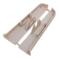 Торцевые заглушки для плинтуса DECONIKA (85 мм; 215 Дуб снежный; 2 шт.) Д-П85-Тп-Ф1 215 ДУБ СНЖ