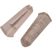 Наружный угол для плинтуса DECONIKA (85 мм; 215 Дуб снежный; 2 шт.) Д-П85-Нк-Ф2 215 ДУБ СНЖ