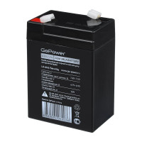 Аккумулятор свинцово-кислотный LA-645/security 6V 4.5Ah GoPower 00-00015321