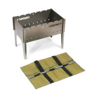 Складной мангал Следопыт 490x310x370 мм, толщина 2 мм, без шампуров, в сумке PF-GR-02