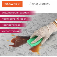 Самоклеящаяся пленка DASWERK (алюминиевая защитная фольга  для кухни и дома; 0,6x3 м; серебро; цветы) 607849
