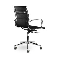 Кресло UTFC СН-300 Кайман Н хром Ср СК11 черное КайманН06