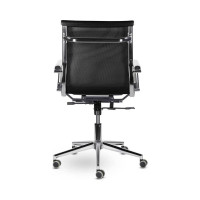 Кресло UTFC СН-300 Кайман Н хром Ср СК11 черное КайманН06