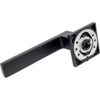 Дверная ручка PUERTO Куббаито, серия SLIM, черный INAL 541-03 slim B