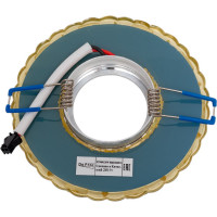 Встраиваемый светильник De Fran SMD/MR16 4000К хром+ прозрачный (SMD 3Вт 330Лм), FT 989 CHW