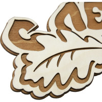 Табличка для бани Банная линия С легким паром 33x15 см, береза 12-618