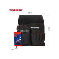 Поясная сумка электрика WORKPRO 600D 290x270мм WP281015
