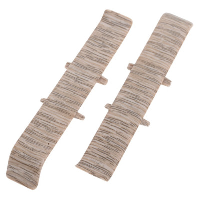 Соединитель для плинтуса DECONIKA (85 мм; 215 Дуб снежный; 2 шт.) Д-П85-С-Ф2 215 ДУБ СНЖ