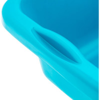 Пластмассовый прямоугольный таз PALISAD home 25 л, бирюзовый 929935