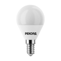 Светодиодная лампа РЕКОРД LED P45-U 8W Е14 4000К 25043