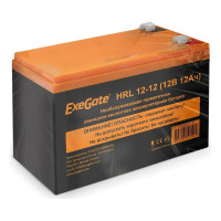 Батарея аккумуляторная HRL 12-12 (12V, 12Ah, 1251W, клеммы F2) ExeGate 285661