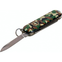 Нож-брелок Victorinox Classic 0.6223.94, 58 мм, 7 функций, камуфляжный