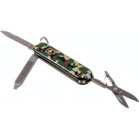 Нож-брелок Victorinox Classic 0.6223.94, 58 мм, 7 функций, камуфляжный
