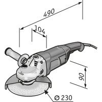 Угловая шлифовальная машина FLEX L 21-6 230 391514